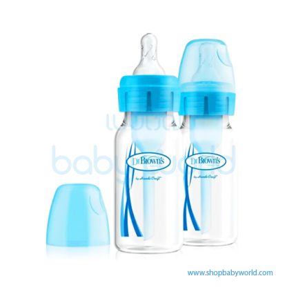 Dr. Brown 4oz/120ml PP Options Narrow Bottle BLUE(12)