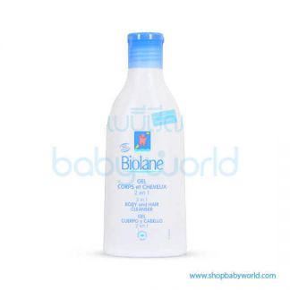 Biolane 2 in 1 body and hair cleanser - 200 ml bottle(1)