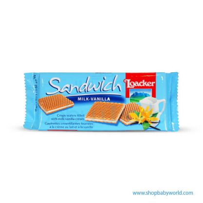Loacker Sandwich Milk Vanilla 75g x 28(28)