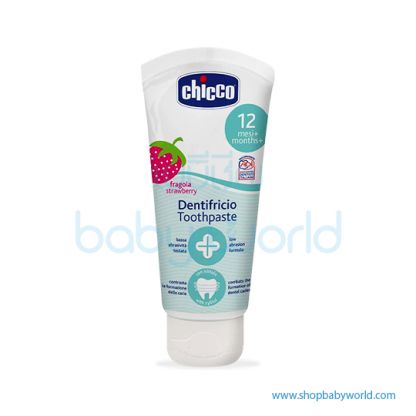 Chicco Toothpaste Strawberry 50ml 12m+ No Fluoride 02321100000