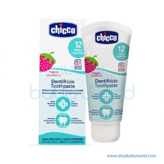 Chicco Toothpaste Strawberry 50ml 12m+ No Fluoride 02321100000