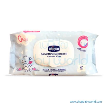 Chicco Chicco Cleansing Wipes 72 Pcs Plaquette 09163000000(12)