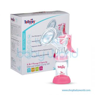 TollyJoy 2 in 1 Massage and Expressing Manual breast pump set ART 131-13533