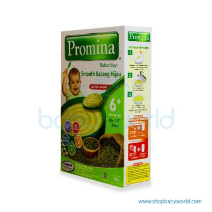 Promina Baby Cereal Smooth Mung Bean 6month+ 120g(24)