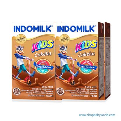 Indomilk Chocolate 10box x 4bot x 115ml (10)