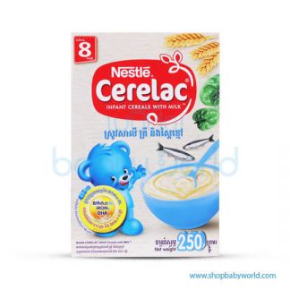 Nestle Cerelac Whe Fish & Spin 250g(24)
