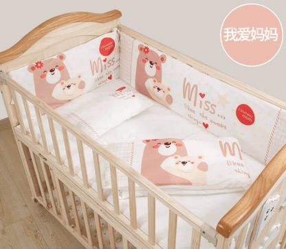 Craft Baby Bedding Set for Wooden Crib LBBS-13 (100*56)