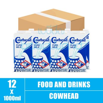 Cowhead Pure milk 1L(12)CTN