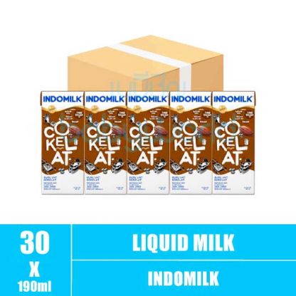 Indomilk Chocolate 5box x 6bot x 190ml (5)CTN