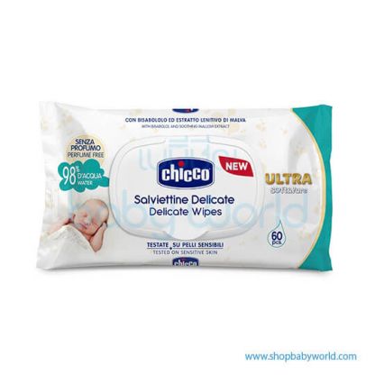 Chicco Wipes Softpure Chicco 60P Cs Plaquette (12)