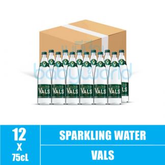 VALS Natural Sparkling Water Glass Bottle 75cl (12)(CTN)